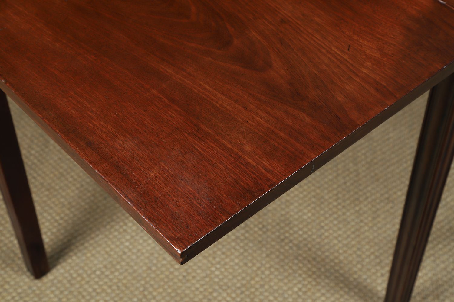 Furniture English Georgian Mahogany Folding Centre Dining Table (Circa 1800) photo