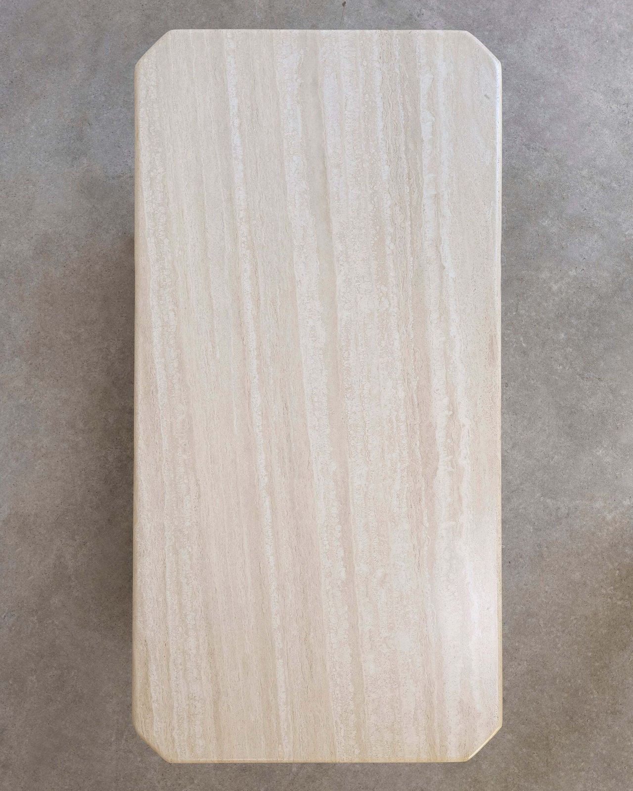 Travertine Coffee Table, 1980s photo 800.0