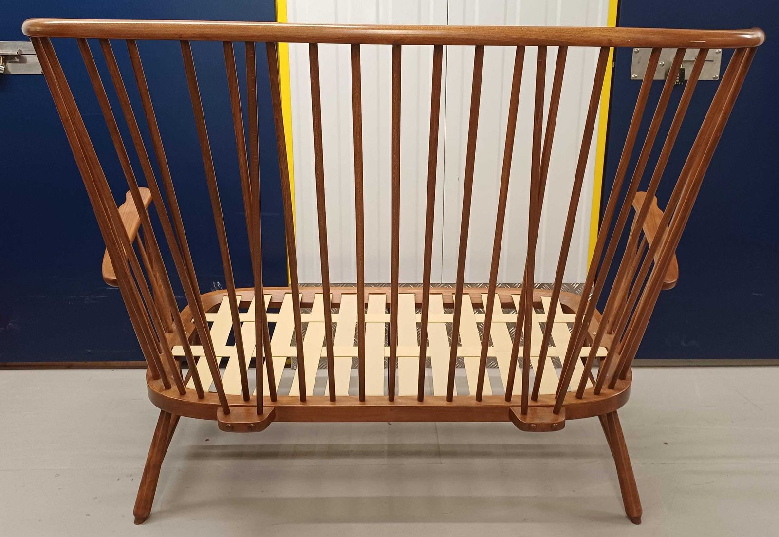 Ercol Evergreen 913/2 2 Seat Sofa   High Back   Golden Dawn Frame   New Webbing   Free Delivery Within 50 Miles, Further "At Cost" photo vintage