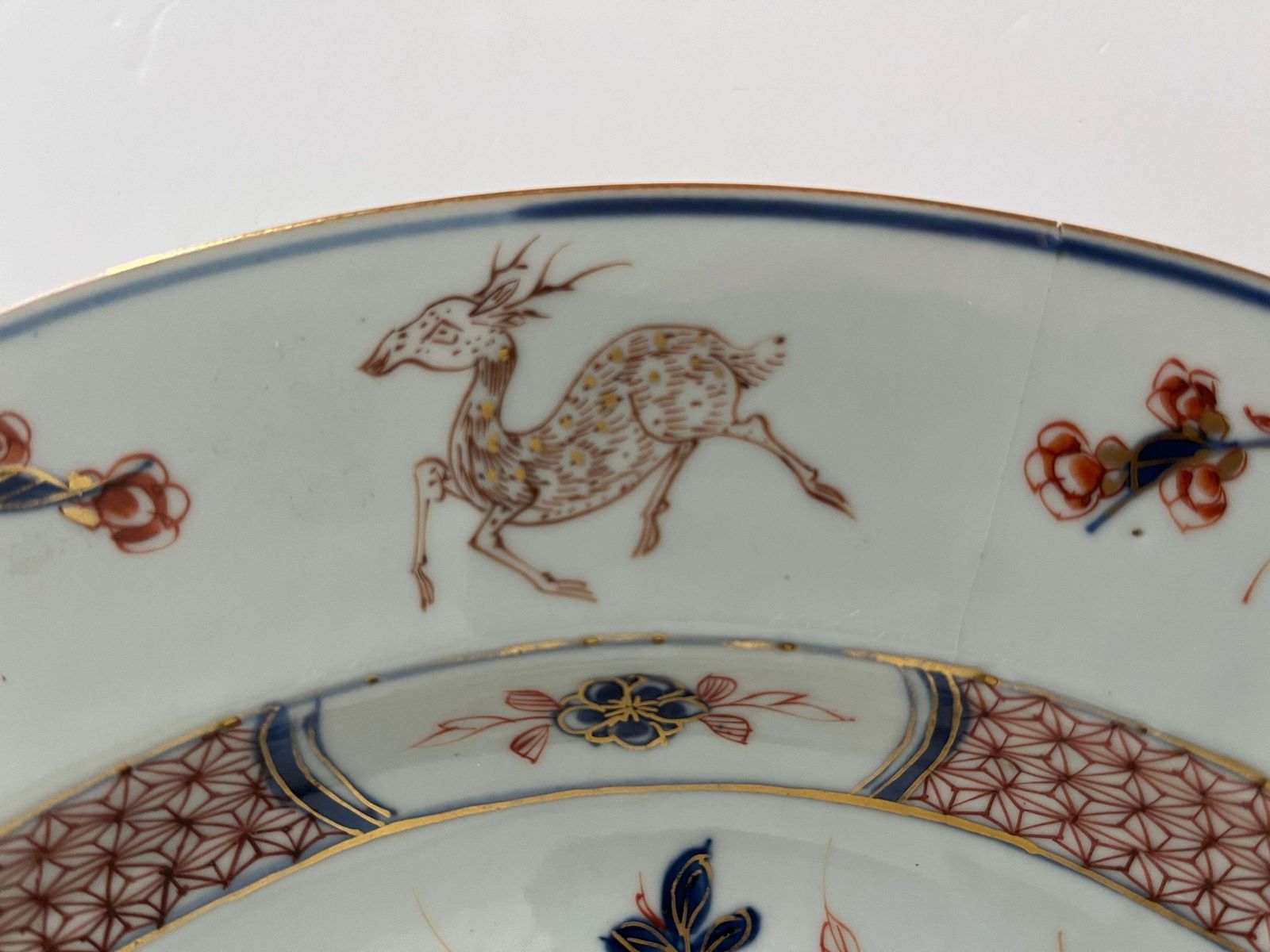 1475.0 Chinees Imari groot handgeschilderd bord, Kangxi-periode, ca. 1700 photo