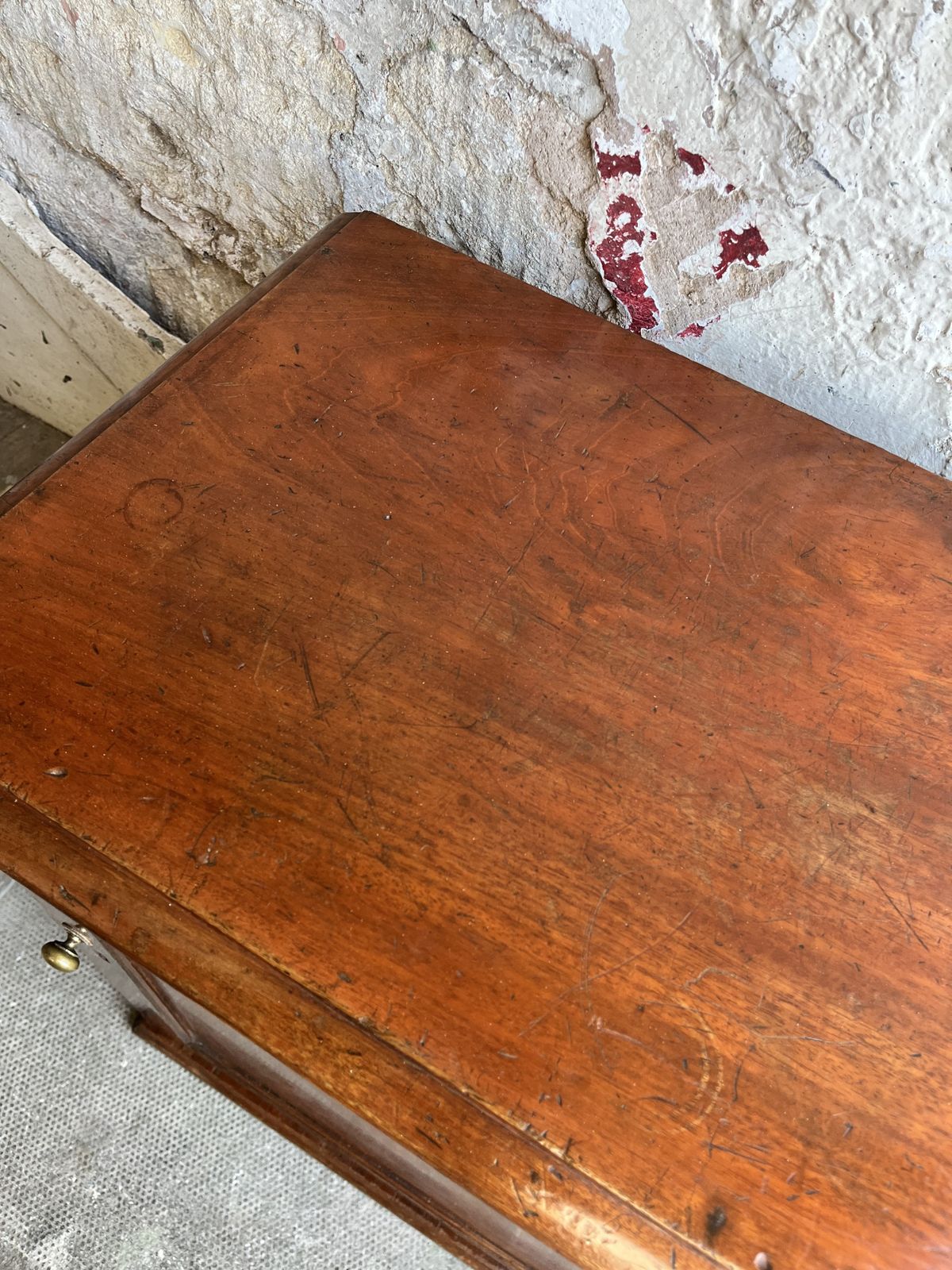 Small Victorian Mahogany Cupboard With Adjustable Shelves photo vintage