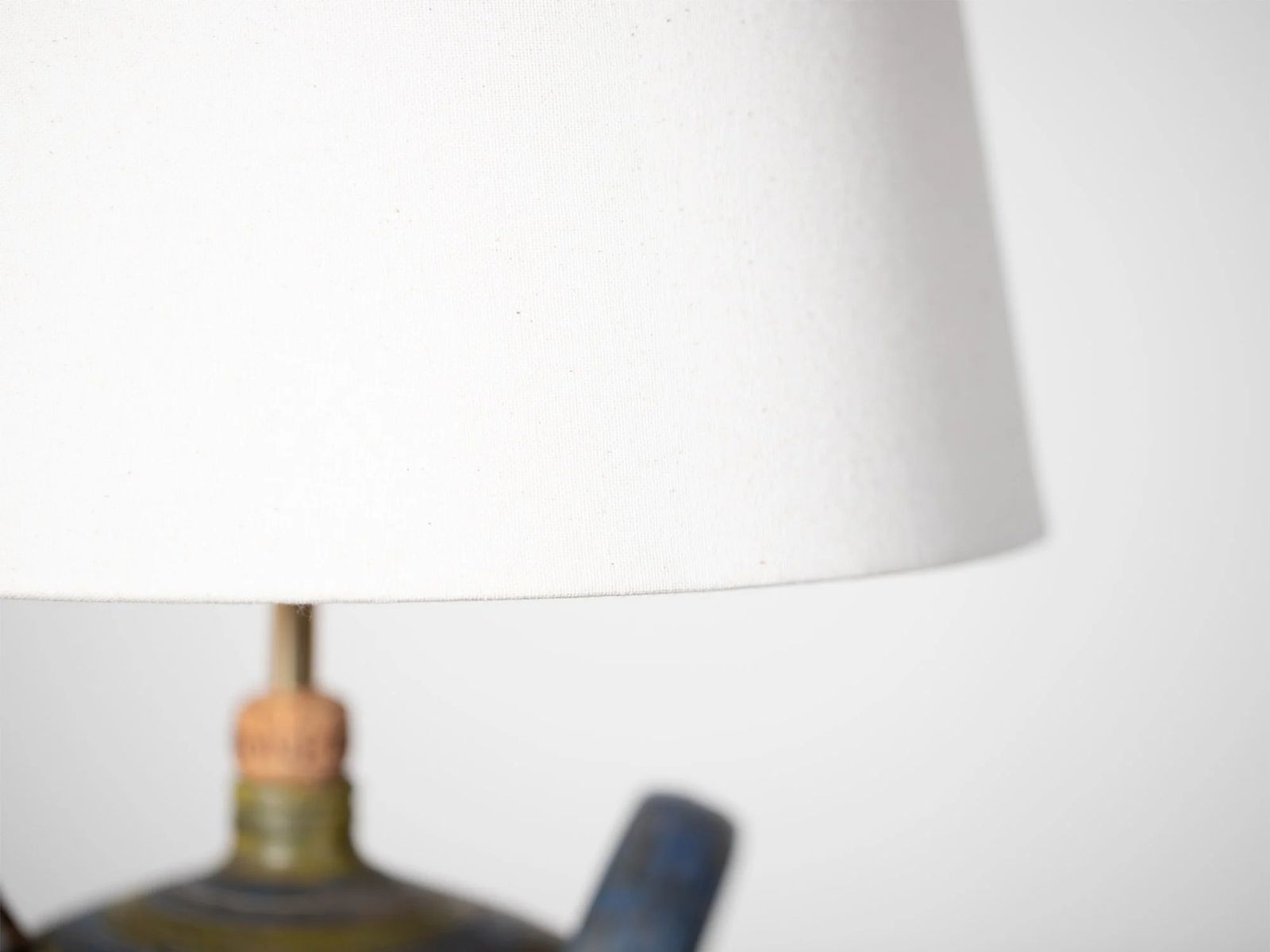 French Folk Art Table Lamp, 1900s photo furniture