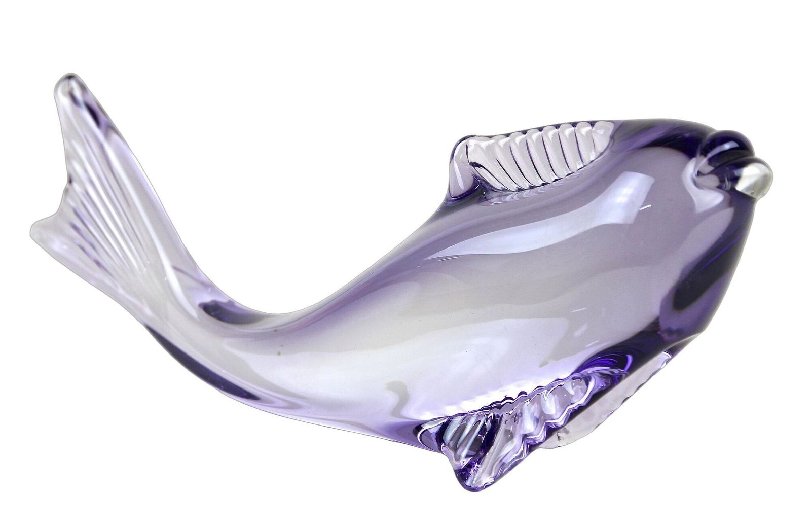 20th Century Contemporary Murano Glass Fish, Italy Ca 1970