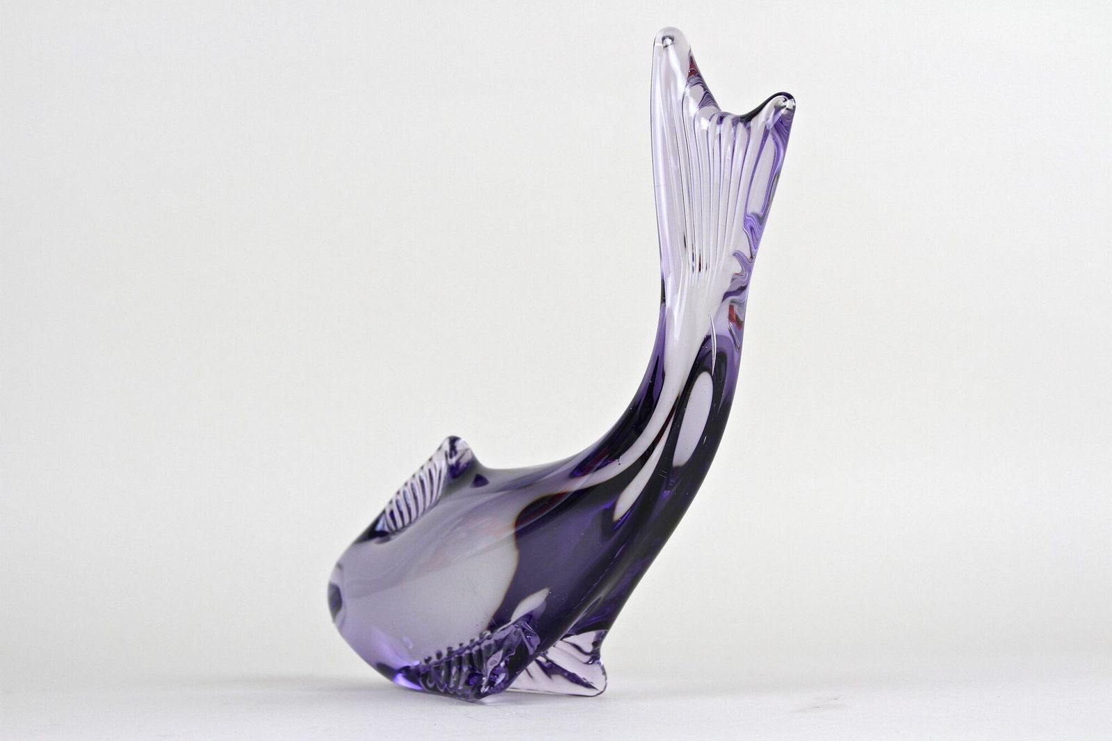 20th Century Contemporary Murano Glass Fish, Italy Ca 1970 photo vintage