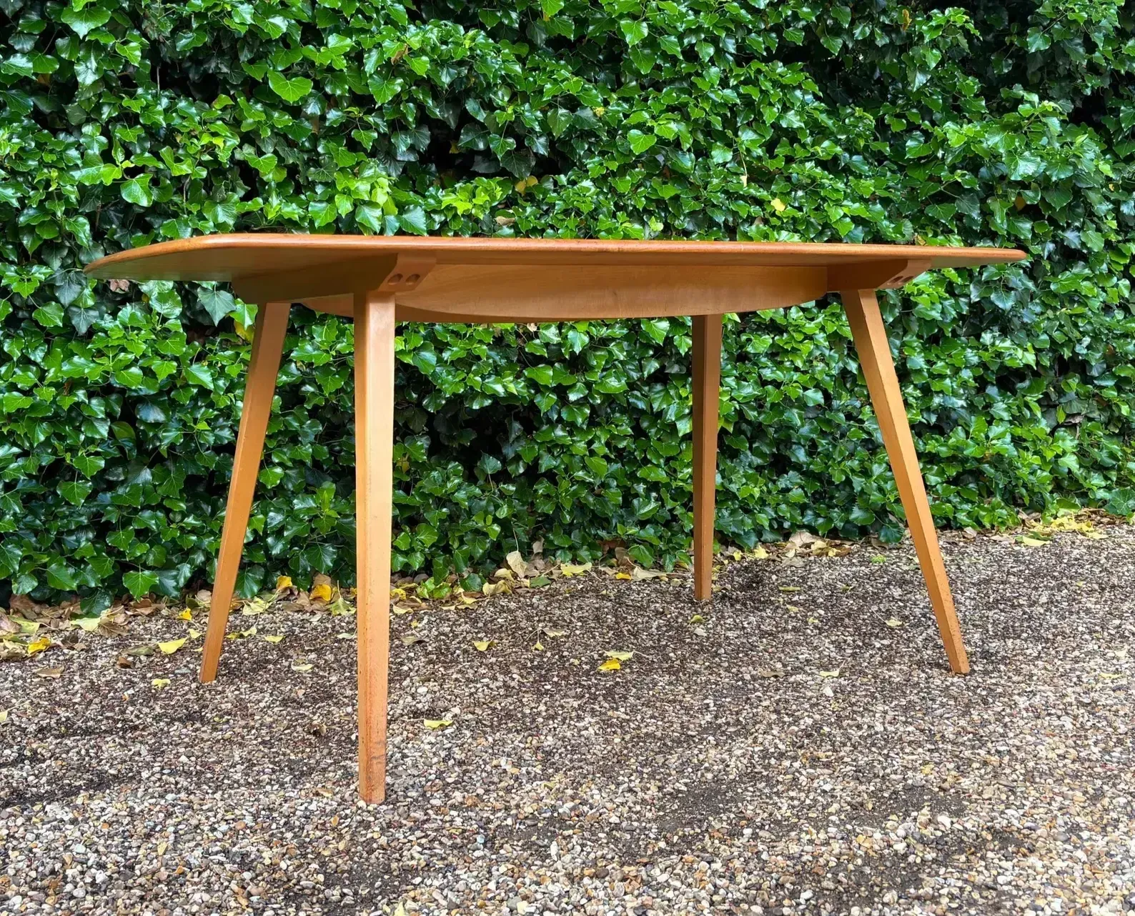 Ercol Mid Century Plank Dining Table C.1960s photo 600.0