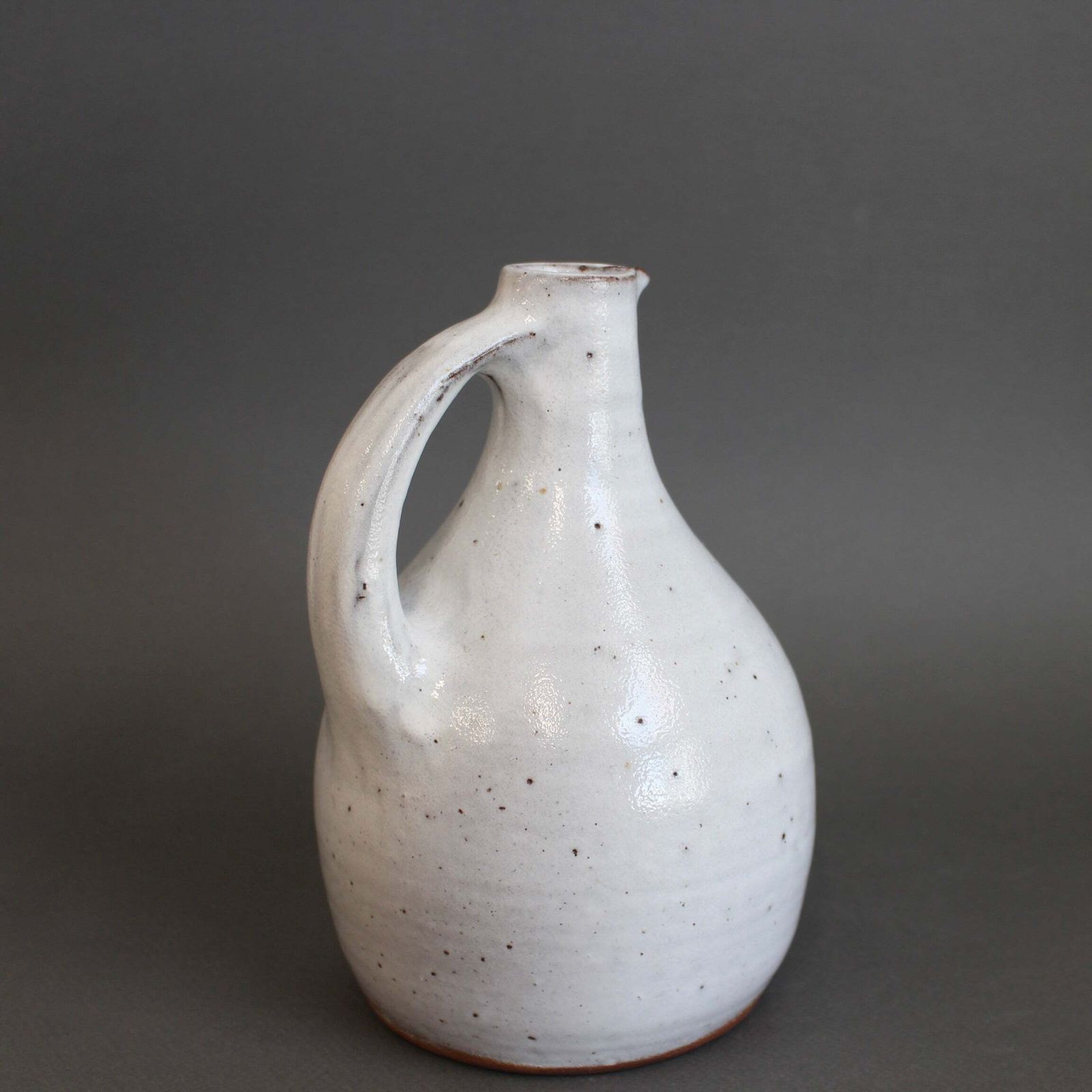 Mid Century French Ceramic Pitcher By Pierlot (Circa 1960s) photo 540.0
