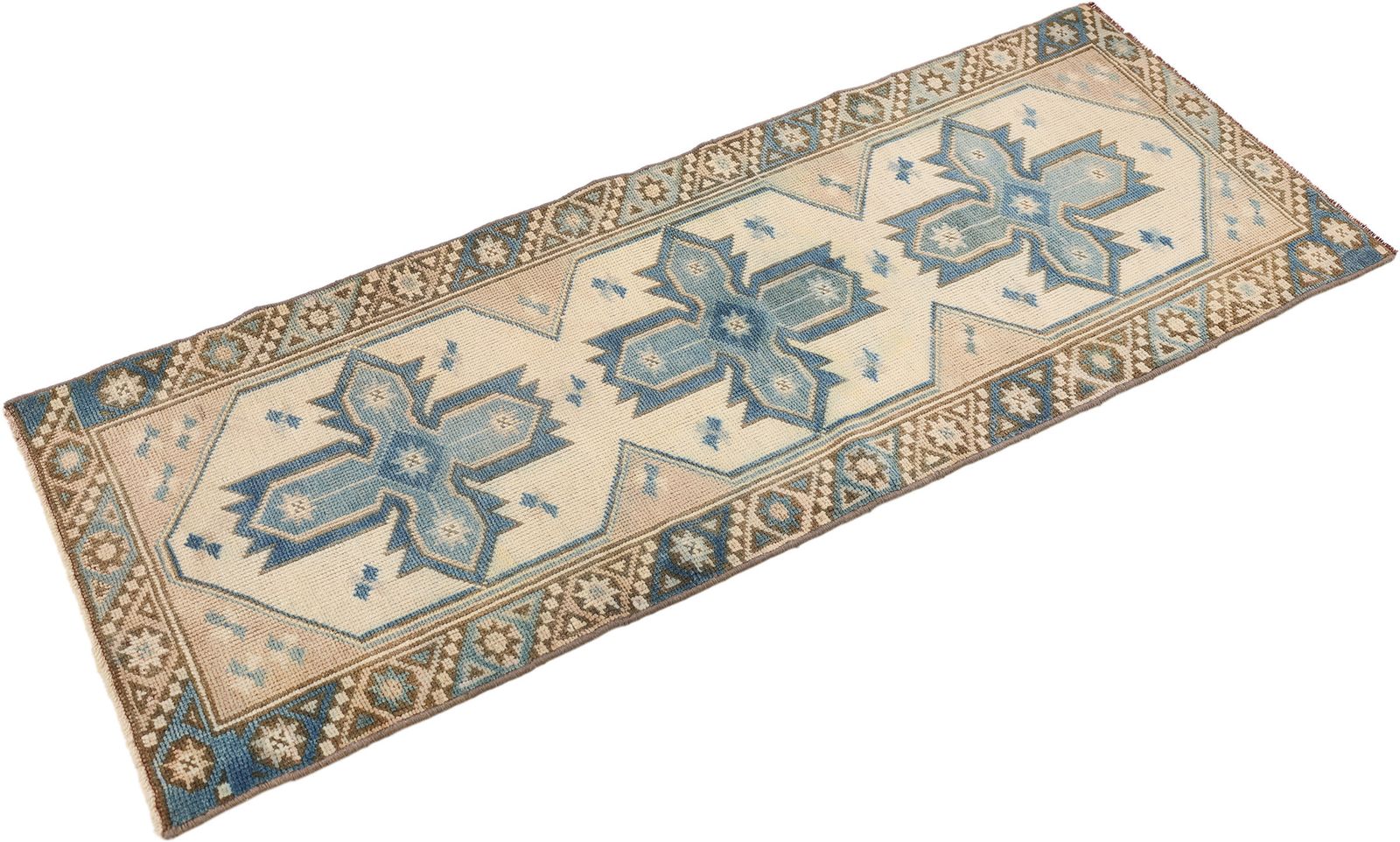 Antiek Anatolisch tapijt, 155 × 60 cm, ca. jaren 1920 photo for sale