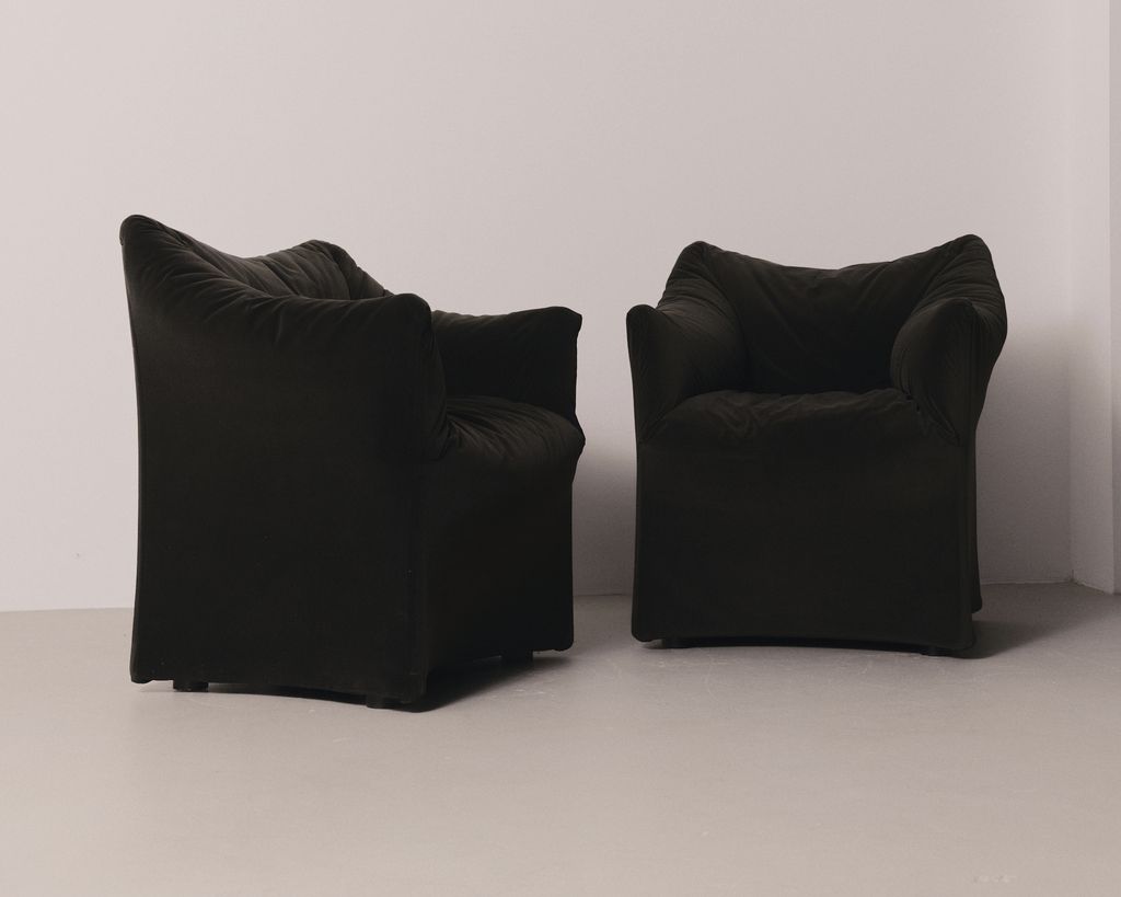 Pair Of Piccola Tentazione Armchairs By Mario Bellini photo 4560.0