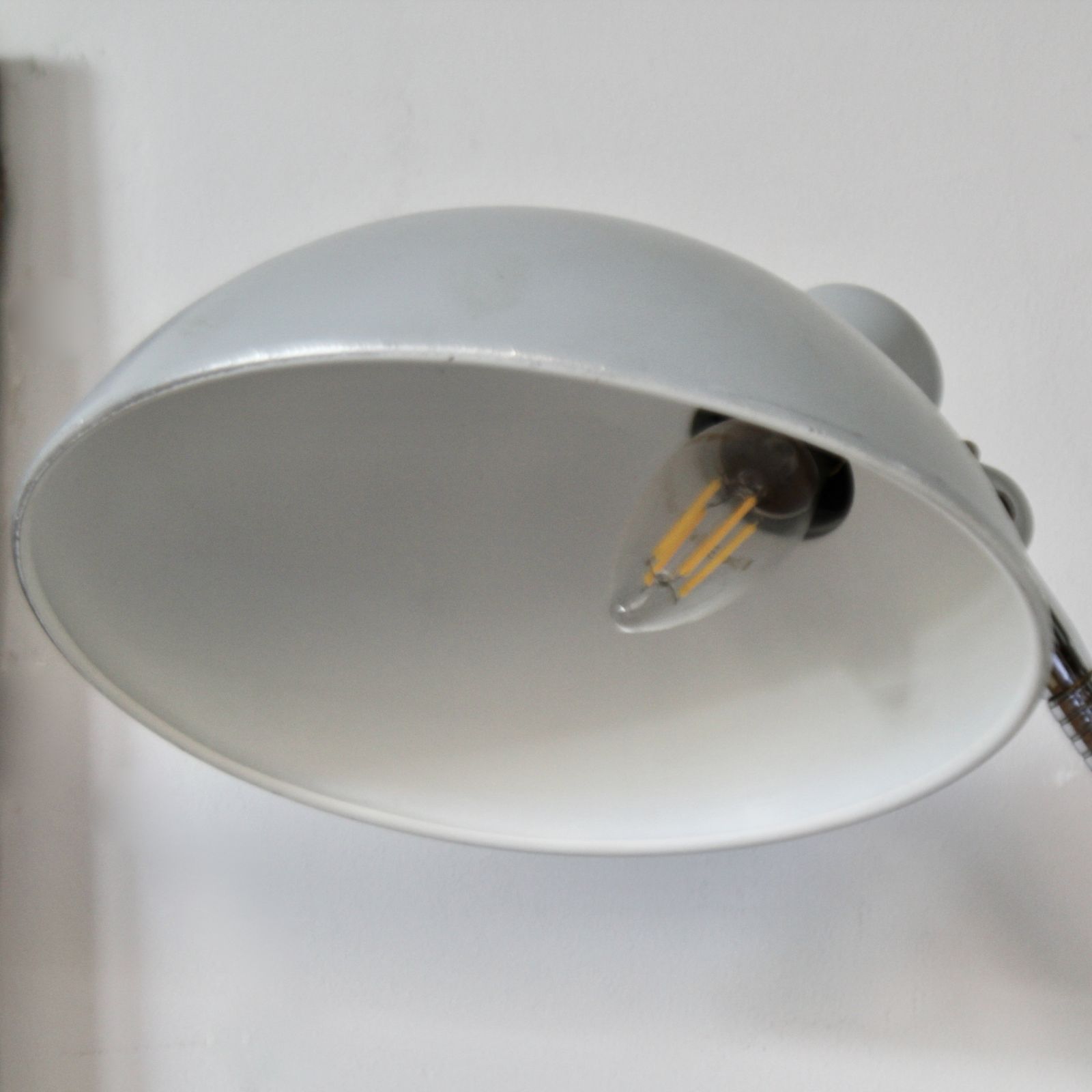 Mid Century Industrial Bauhaus Style Desk Lamp photo for sale