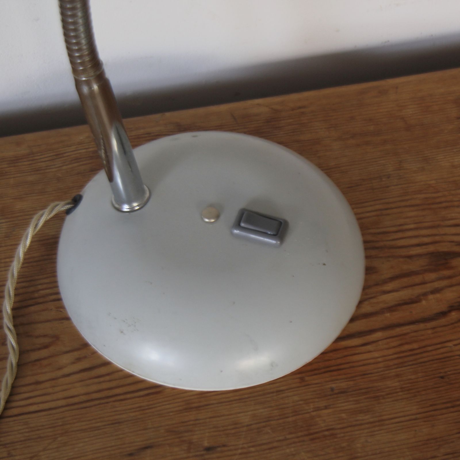 Mid Century Industrial Bauhaus Style Desk Lamp photo Lighting