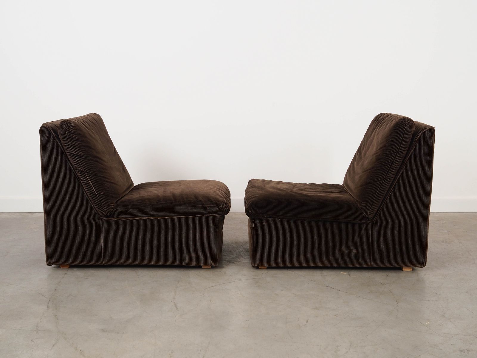 Brown Modular Sofa, Italian Design, 1970s, Manufactured By Busnelli photo buy