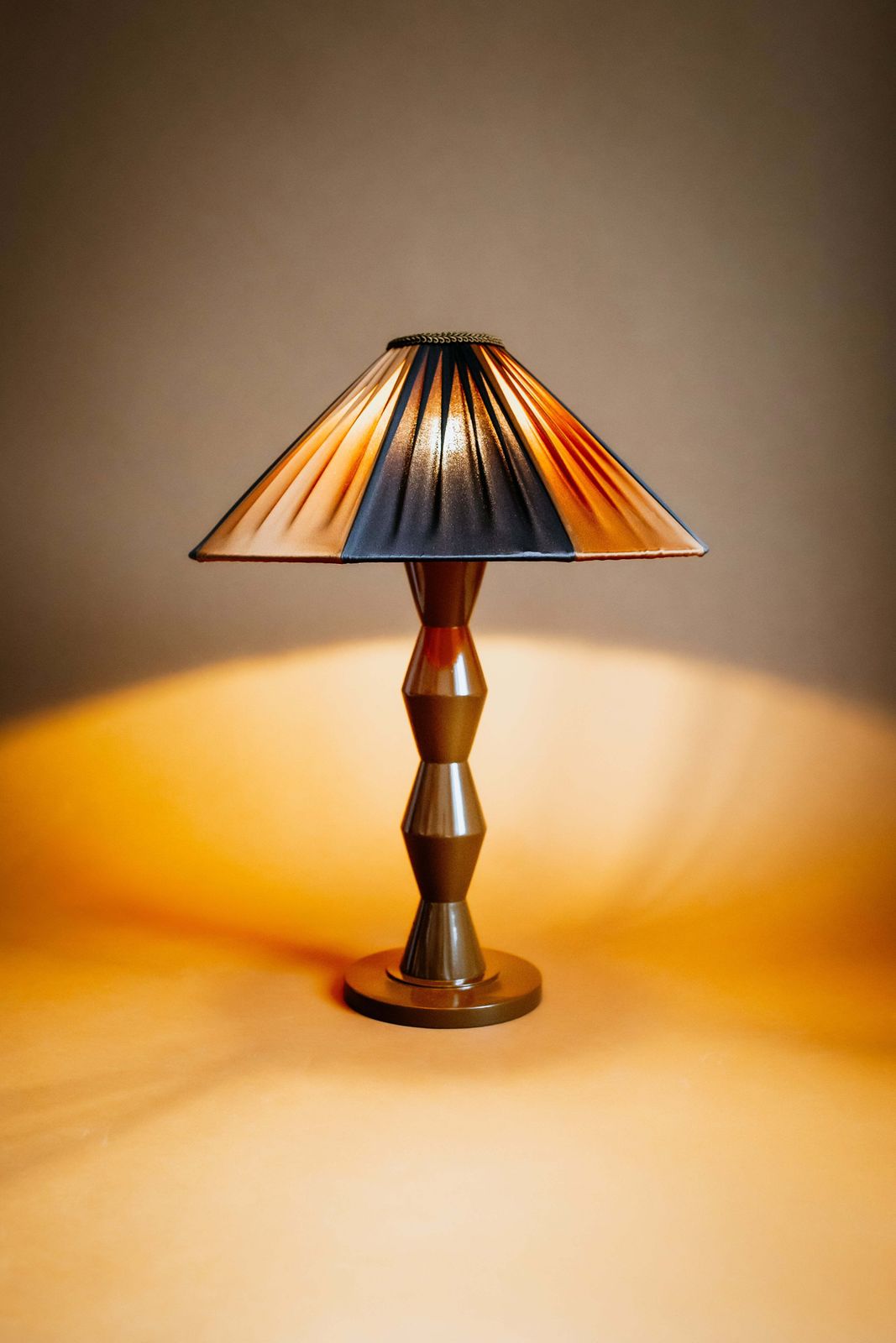 The Fitz Hand Turned Wood Tabacco Table Lamp photo furniture