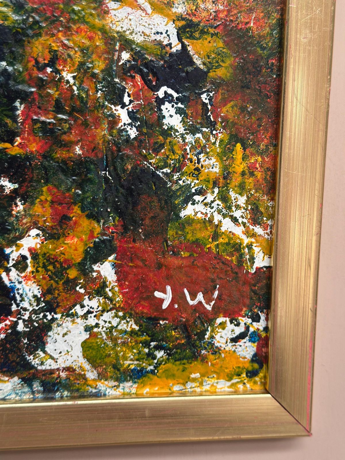 Swedish Mid Century Oil On Panel – “Folk Fran V” By Unknown Artist, Dated 1970, Vintage & Framed 27 × 26 Cm( 10.6" X 10.2") photo buy
