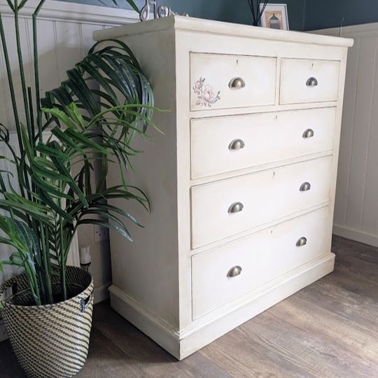 White Chest Of Drawers photo for sale