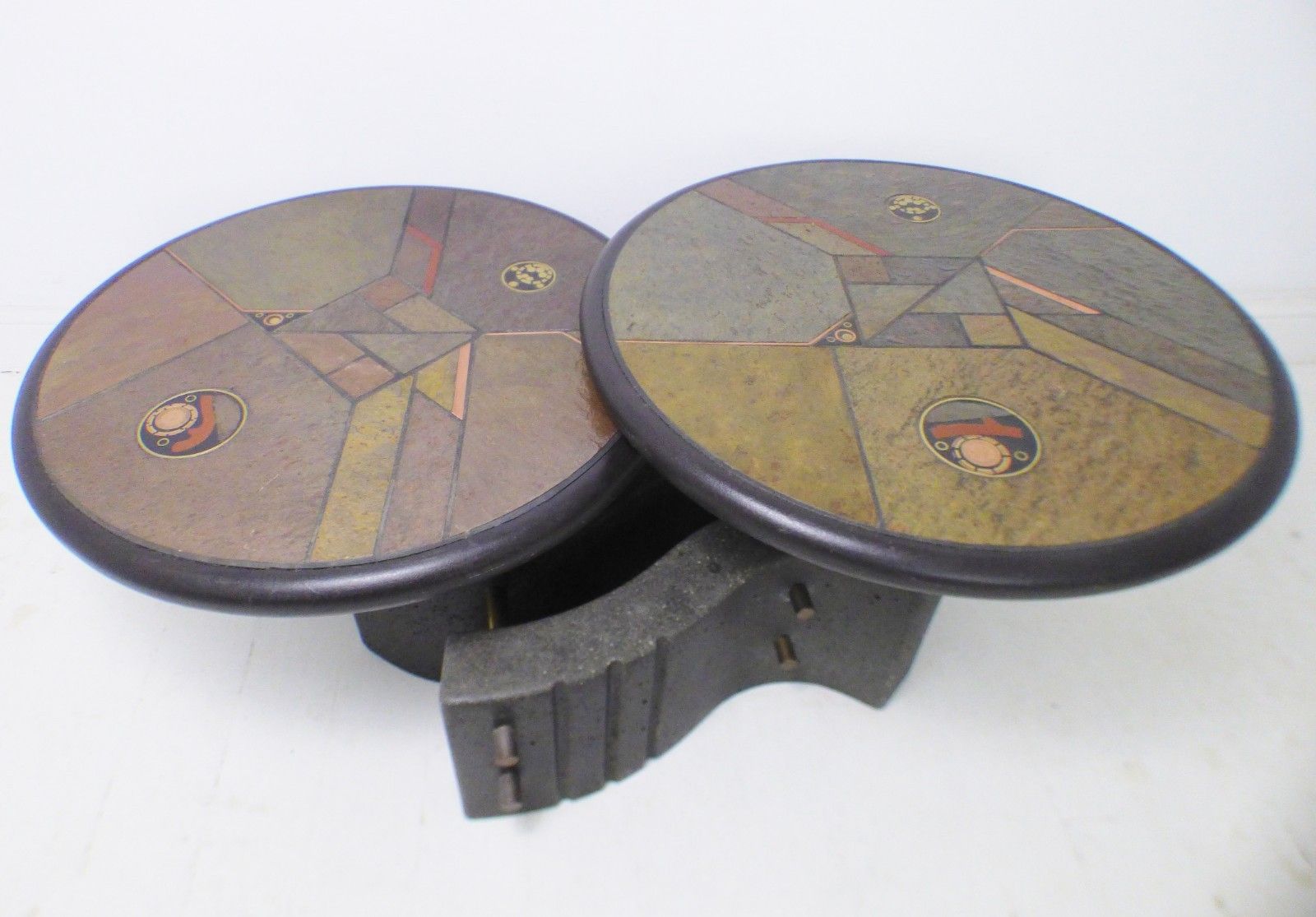 Stunning Vintage Brutalist Paul Kingma Metamorphic Coffee Table 1980's photo 1245.0