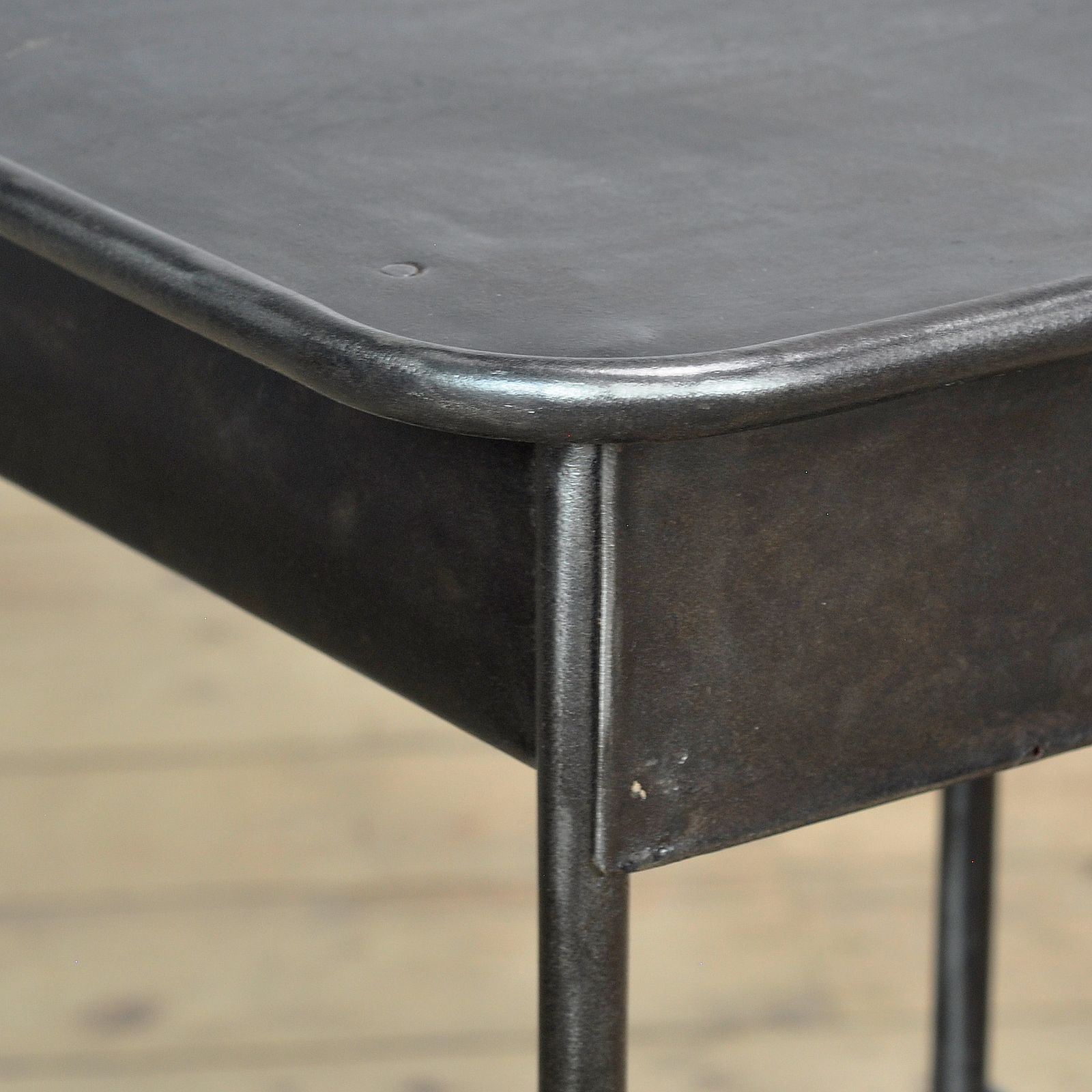 Set Of Iron Bedside Tables, 1910s photo vintage