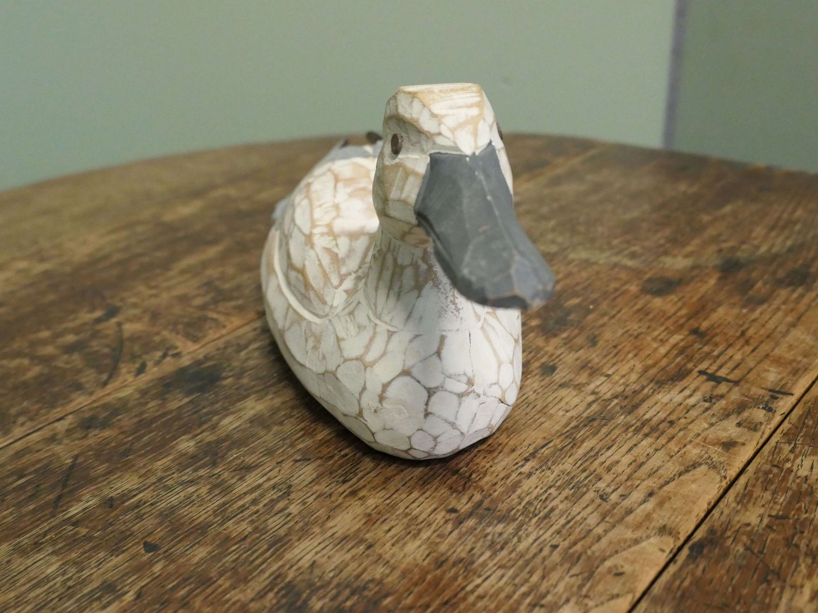 A Decorative French Shabby Brutalist Decoy Duck This Is A Good Sound Piece Of French Coun photo Art