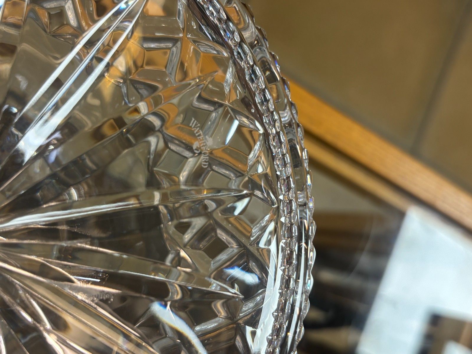 75.0 Waterford Crystal Lismore Ships Decanter With Stopper photo