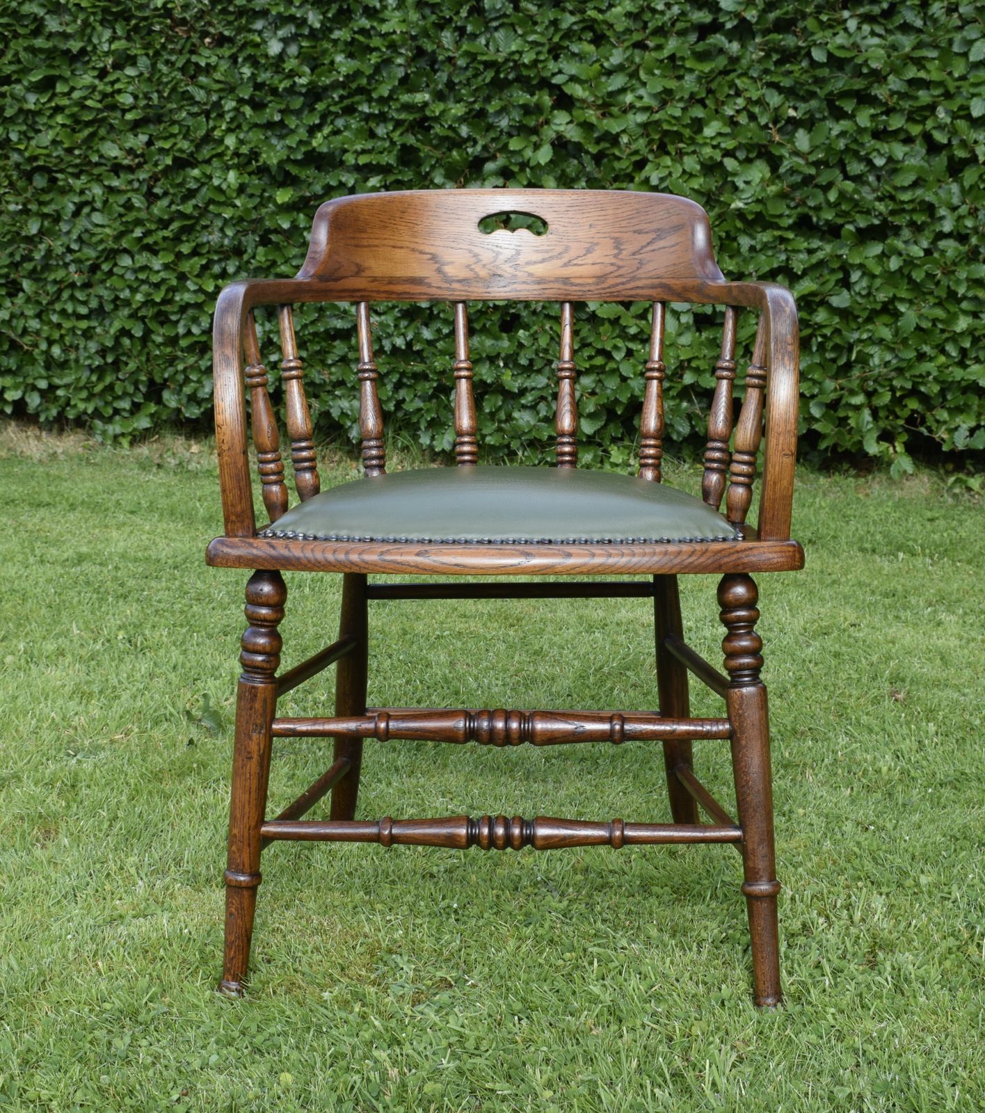 Early 20th Century Oak Desk Chair photo Furniture
