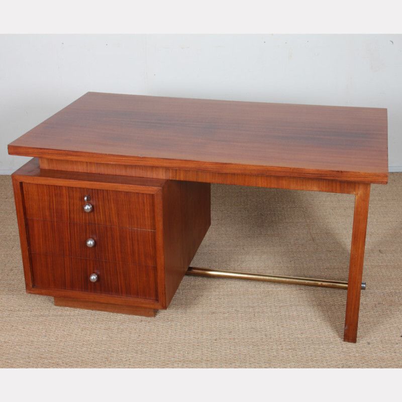 Modernist Wooden Desk, Dating From The 1940s photo Furniture