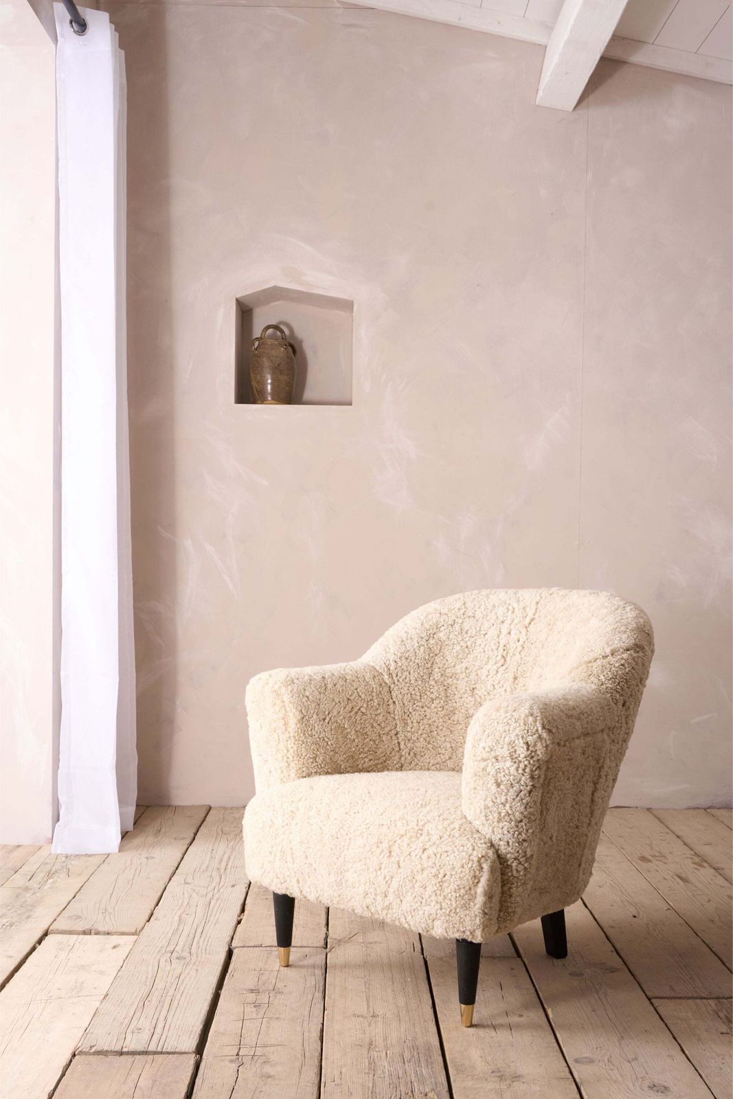 The 'Milo' Sheep Wool Armchair photo Furniture