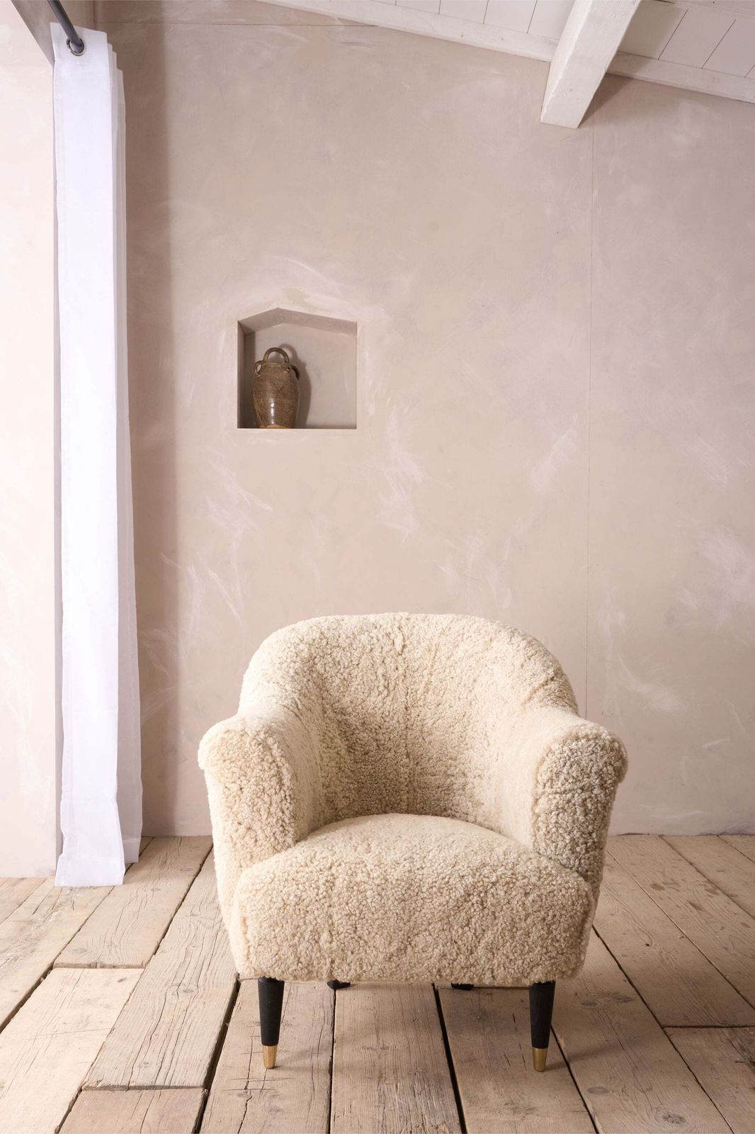 photo furniture The 'Milo' Sheep Wool Armchair