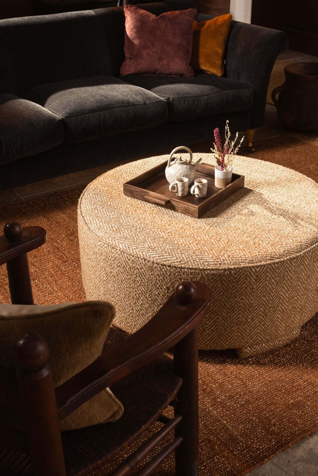 The 'Franklin' Circular Footstool photo furniture