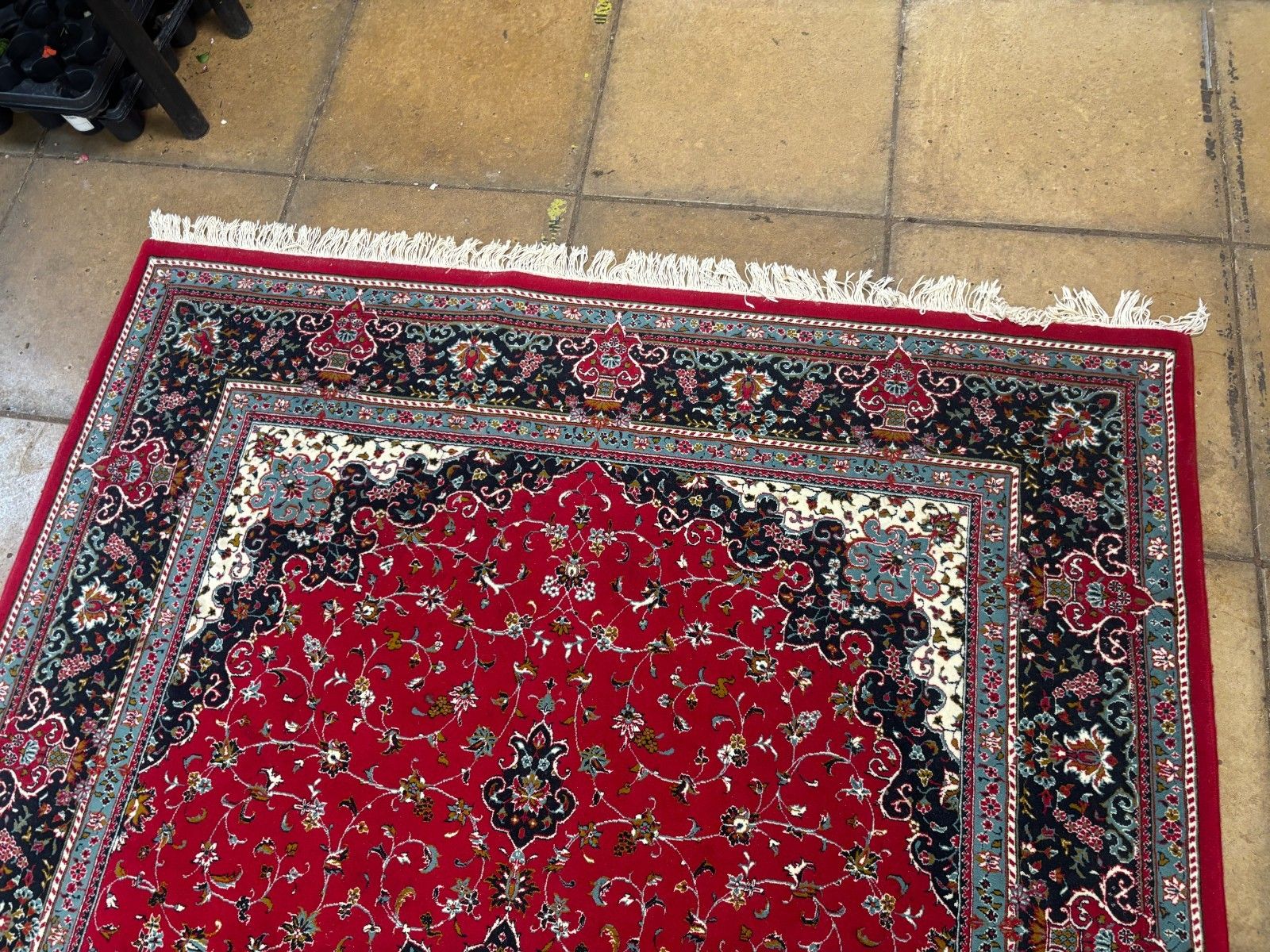 1990's Handmade Hand Knotted Shahin Large Rug photo 750.0