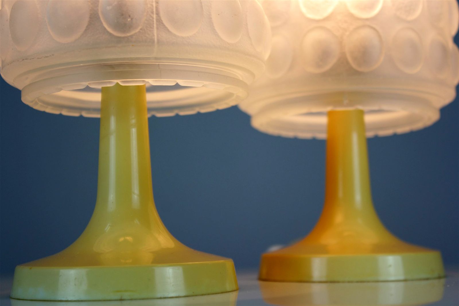 photo vinterior Pair Of Space Age Table Lamps By Elektroinstala Děčín, Czechoslovakia, 1970s