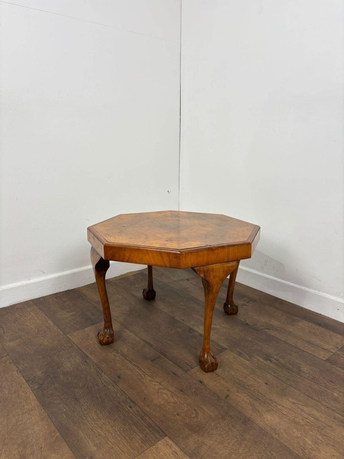 Art Deco Octagonal Claw & Ball Coffee Table