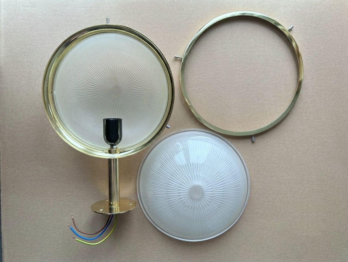Artemide Wall Lamp Mod. Sigma Wall   Design S. Mazza '60 photo vintage
