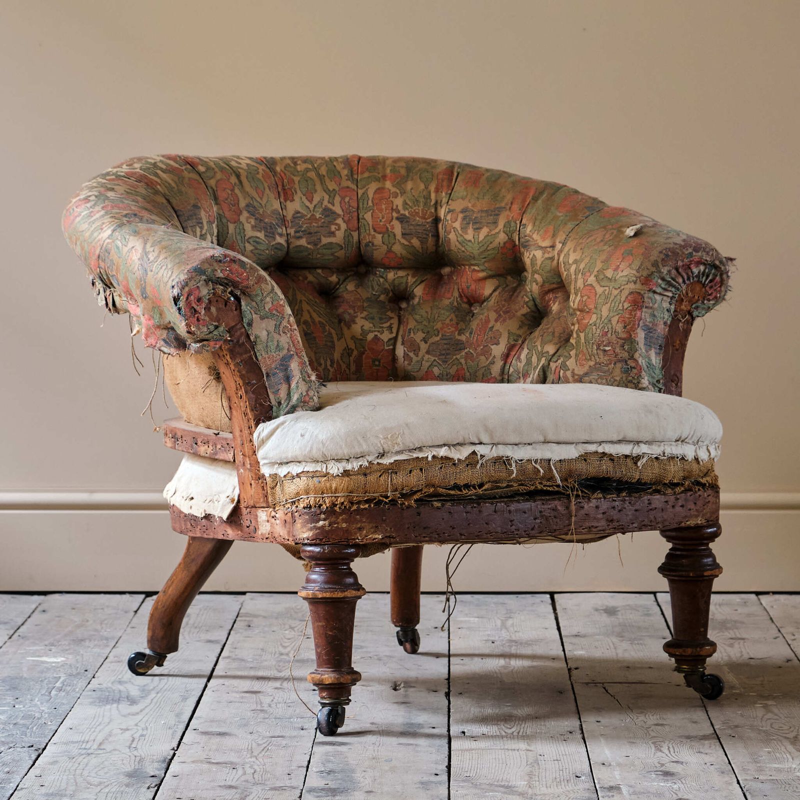 19th Century Tub Back Armchair photo for sale