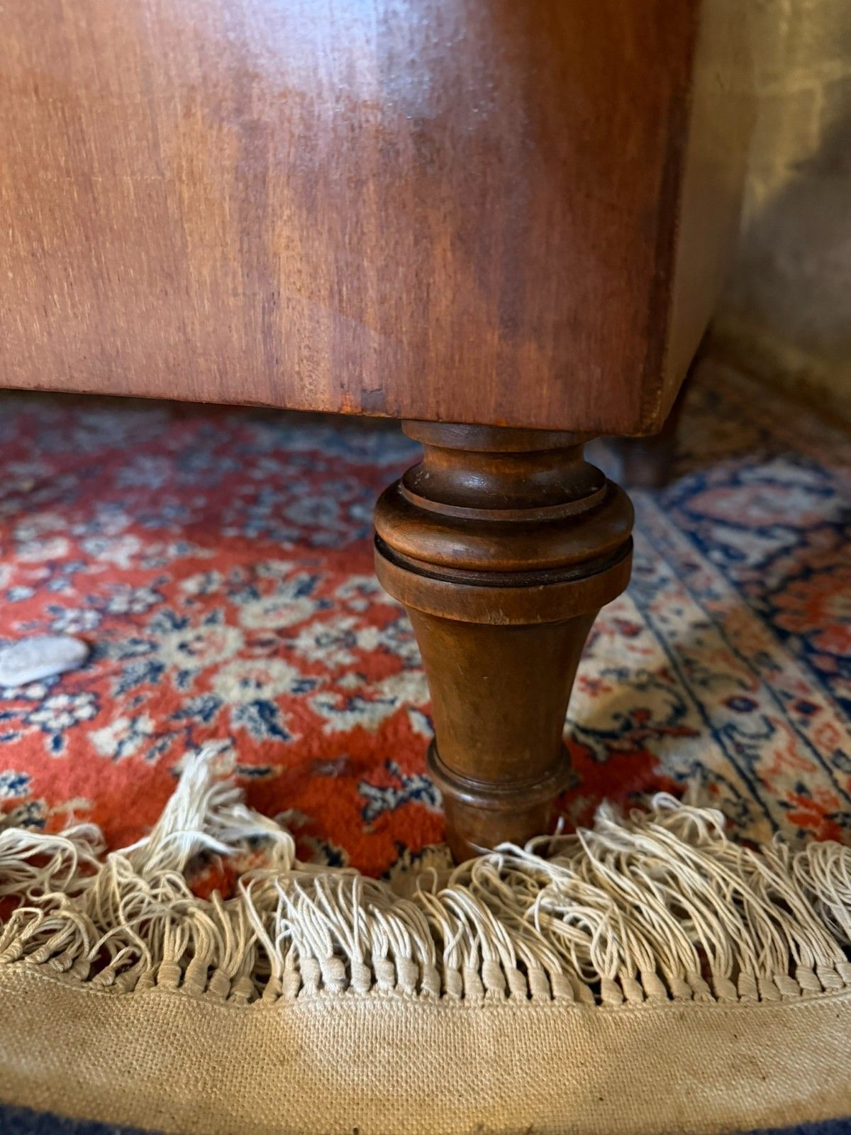 photo for sale Antique French Burr Walnut Louis XV Mirror Door Armoire Circa 1900