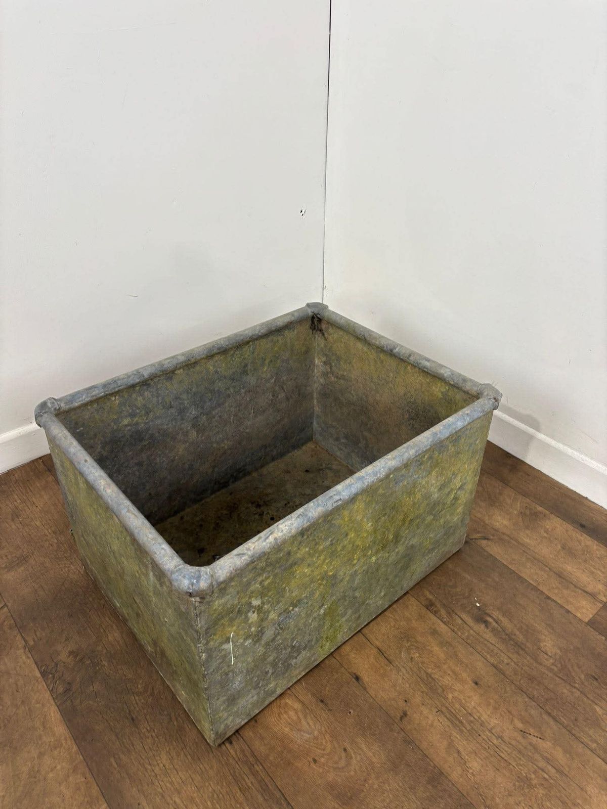 Vintage Galvanised Planter, Mid 20th Century photo buy