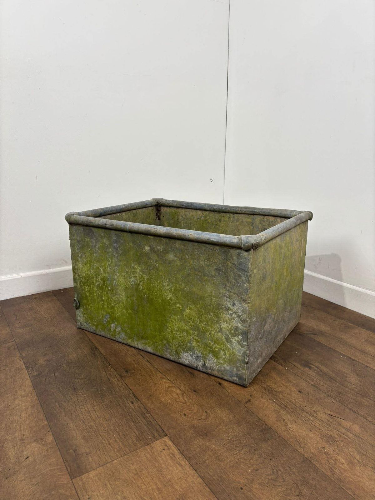 Vintage Galvanised Planter, Mid 20th Century photo for sale