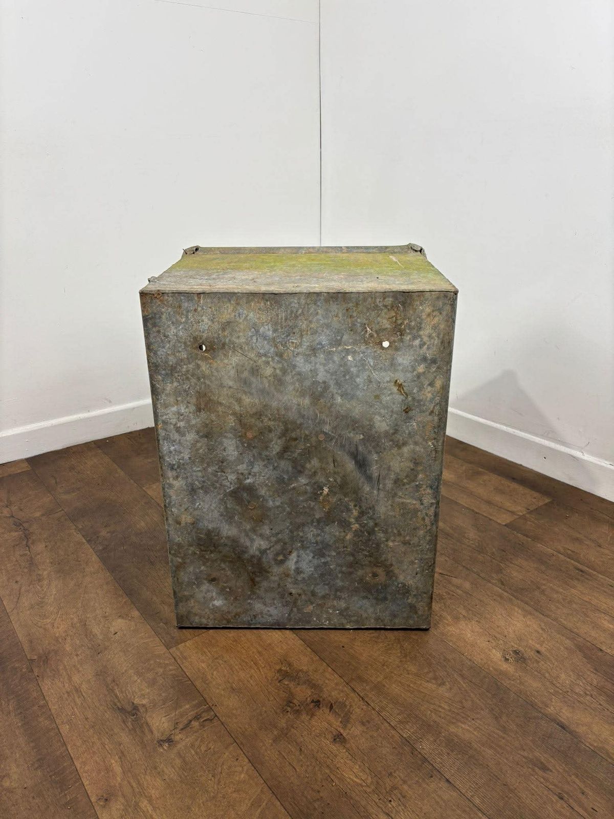 Vintage Galvanised Planter, Mid 20th Century photo vintage