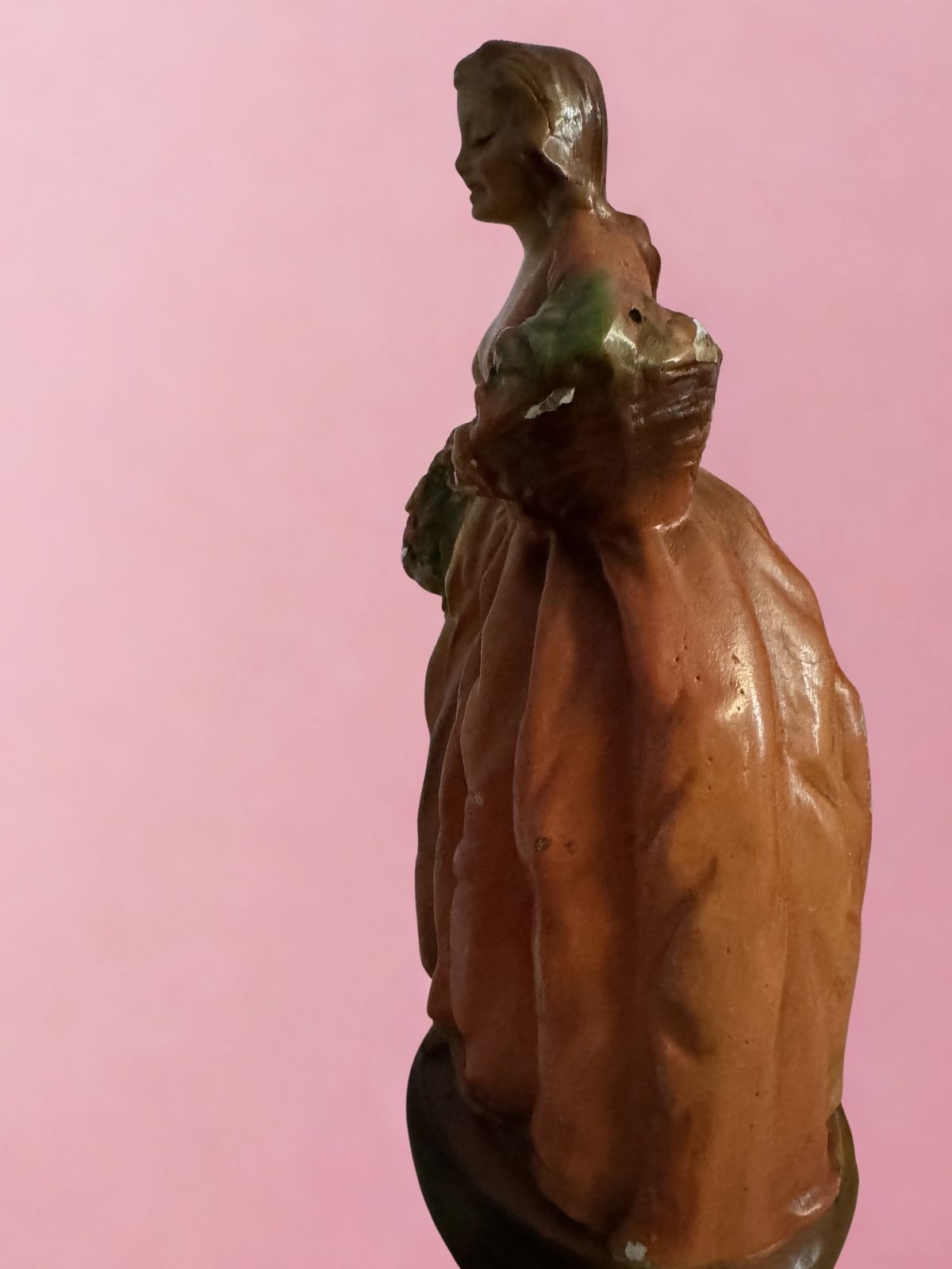 photo furniture Vintage 1930s Chalkware Crinoline Lady Figurine (19cm)