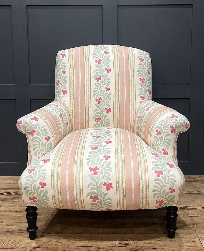 An Early 20th Century French Napoleon III Armchair photo for sale