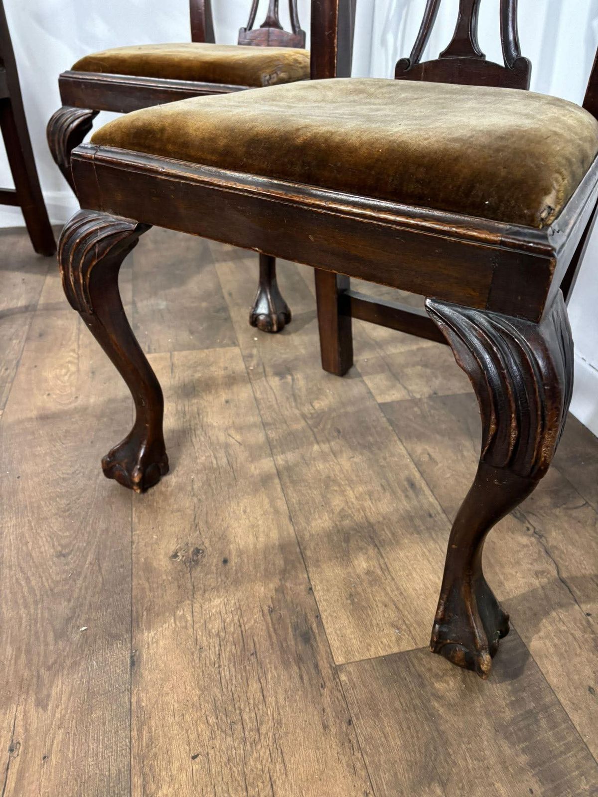 Victorian Set Of Four Mahogany Dining Chairs photo for sale