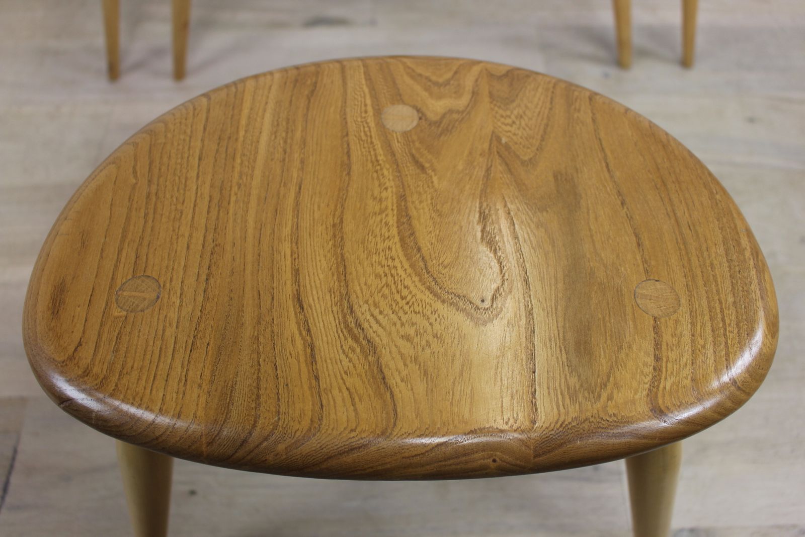 Vintage Ercol Elm Pebble Nest, 1960s photo buy
