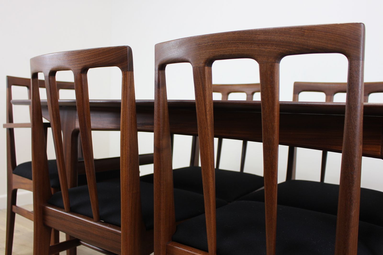 A Younger Volnay Afrormosia Table And 6 Chairs Designed By John Herbert photo vinterior