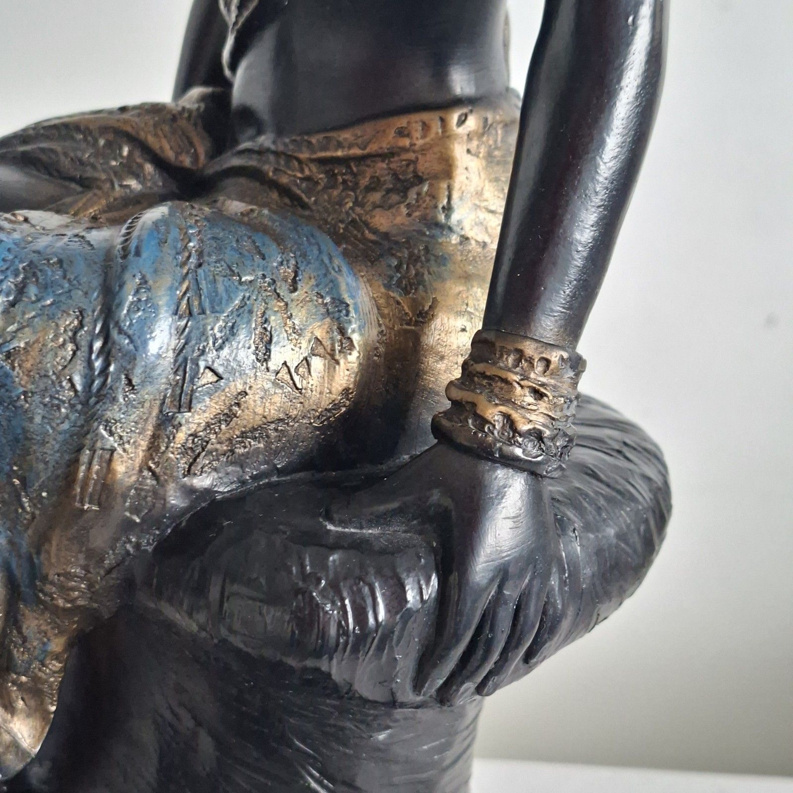 photo for sale Alice Heath Austin Sculpture Statue Pride African Woman Ecila Large Vintage 1996