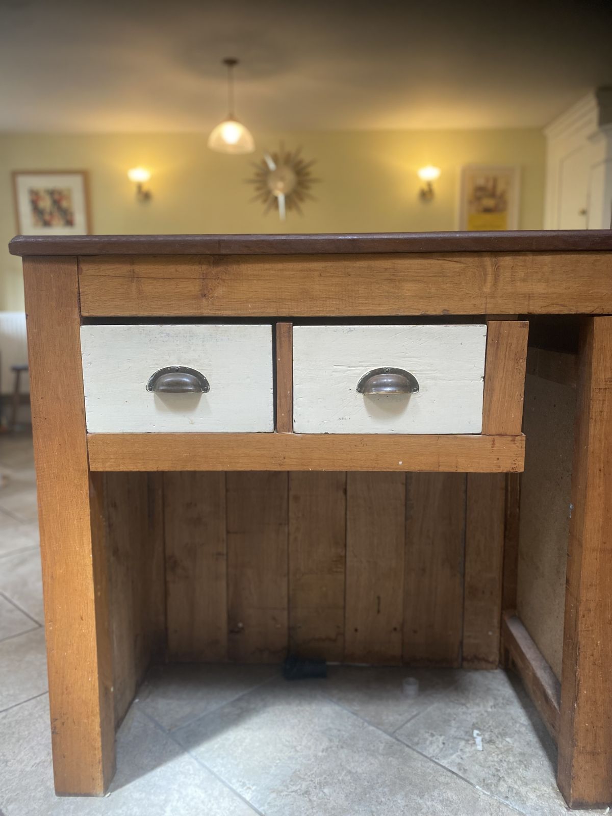 Solid Wood Kitchen Island photo Furniture