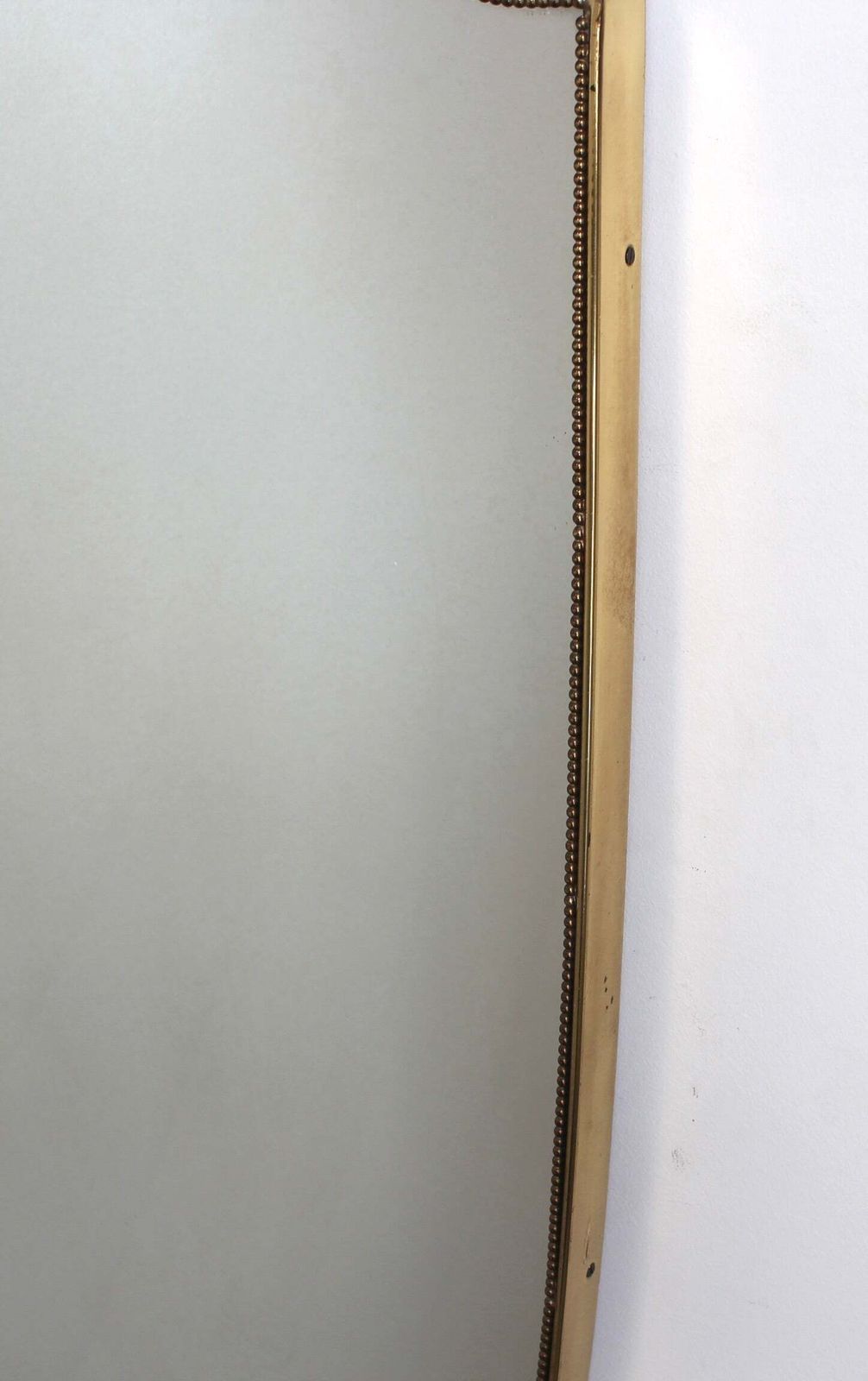 photo for sale Vintage Italian Wall Mirror With Beading (Circa 1960s)   Large