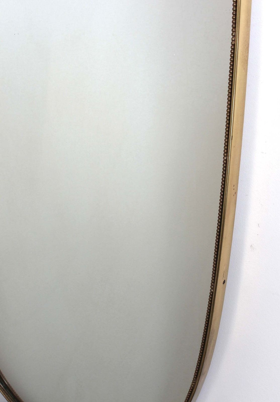 Home Decor Vintage Italian Wall Mirror With Beading (Circa 1960s)   Large photo