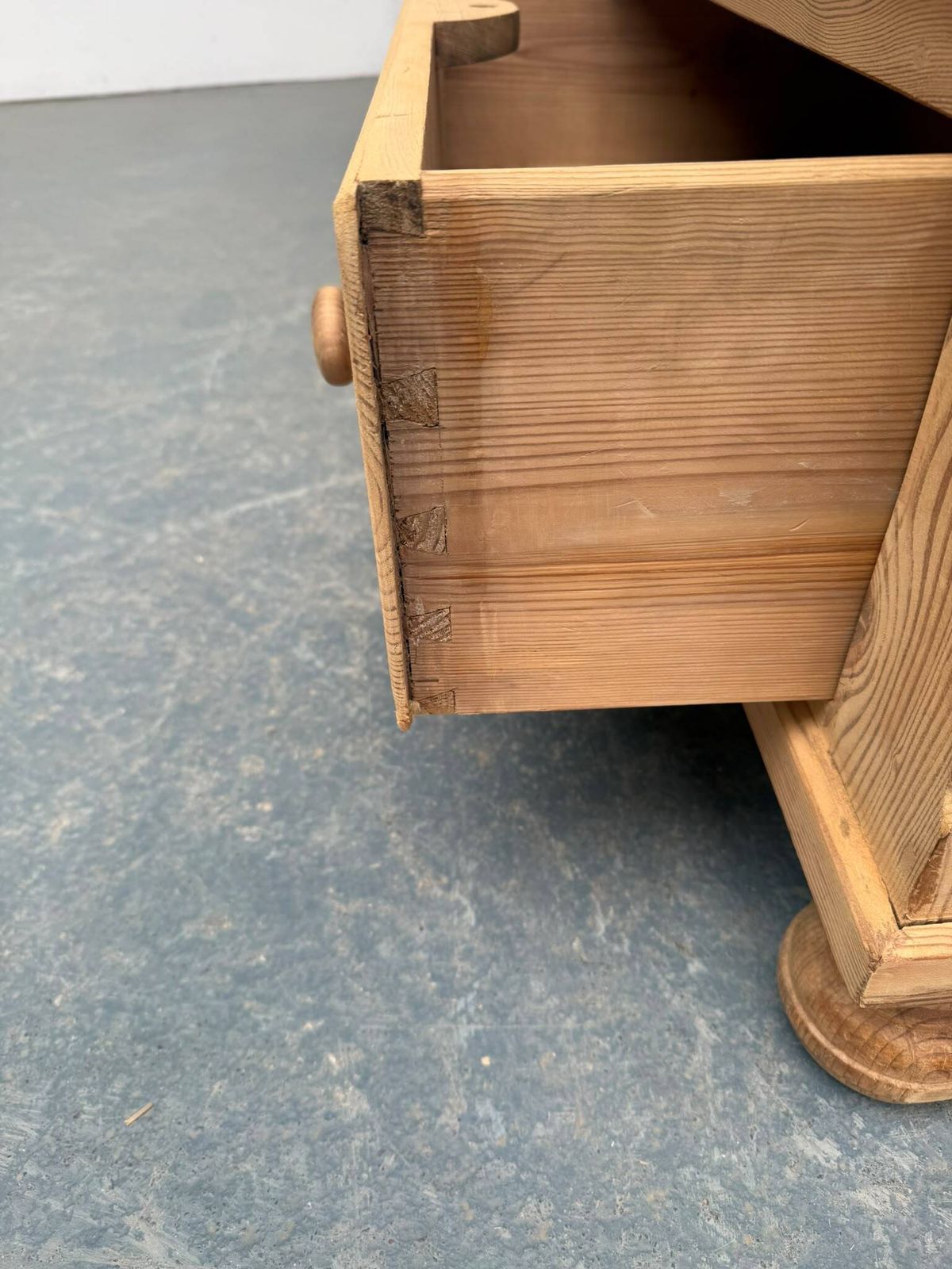 photo for sale A Superb Antique Pine 1 Piece Hall / Child's Wardrobe To Wax/Paint