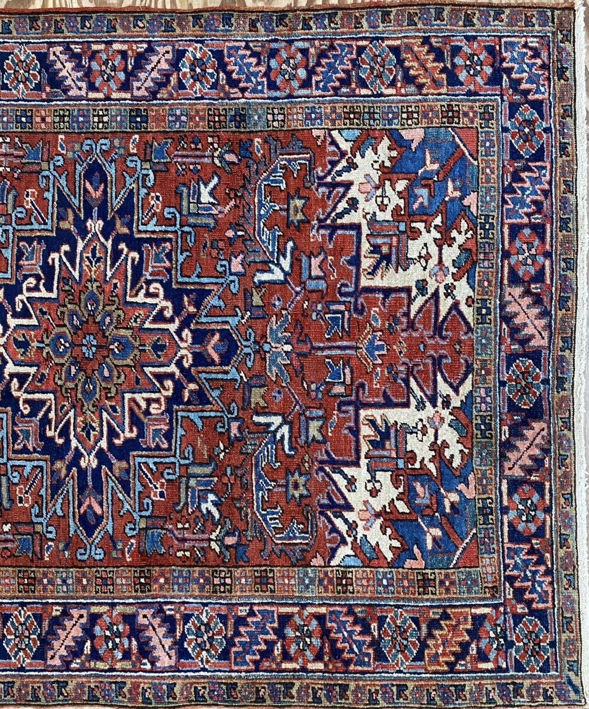 Antiek Heriz tapijt 187x133 cm photo Textiel