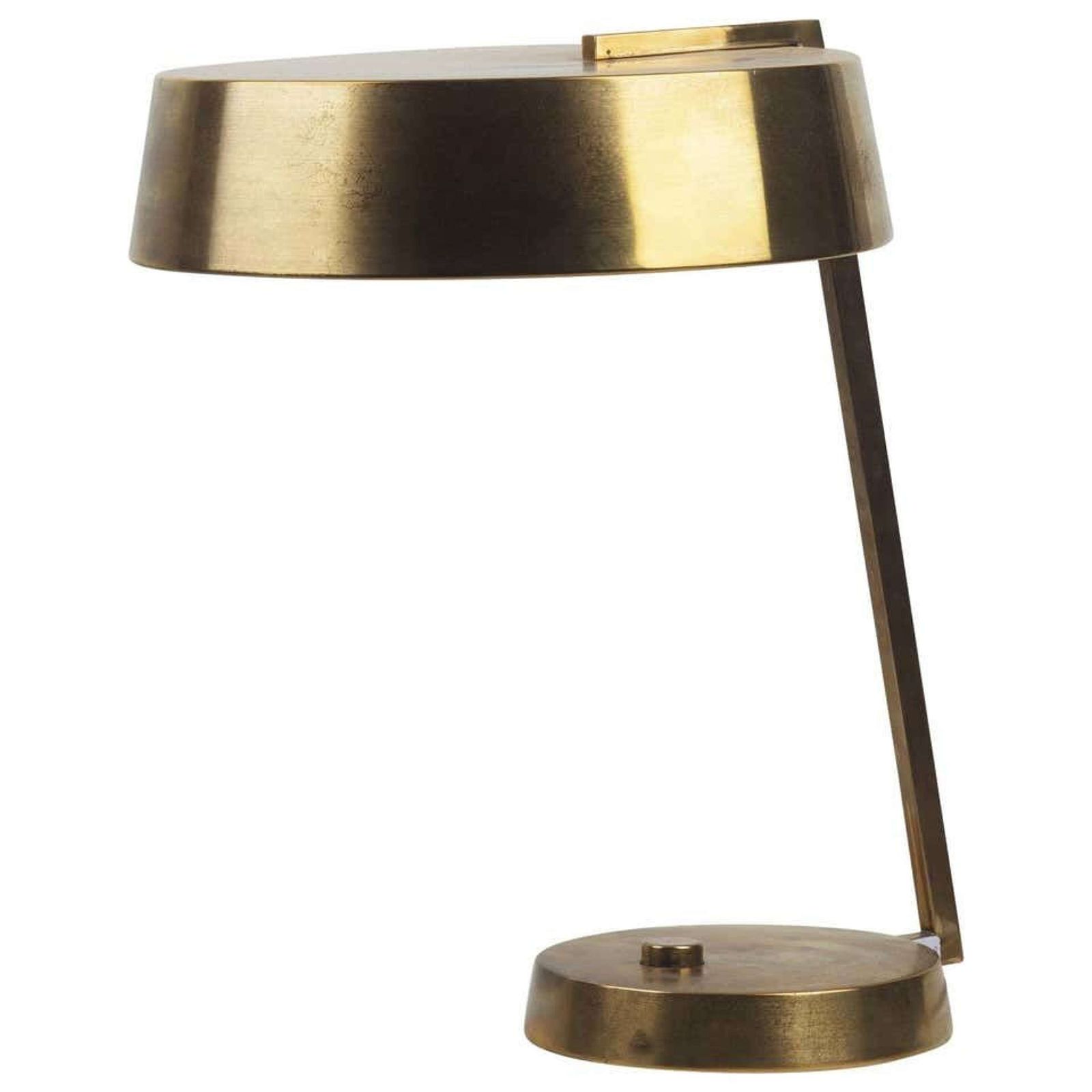Italian 1950s Brass Table Or Desk Lamp By Stilux