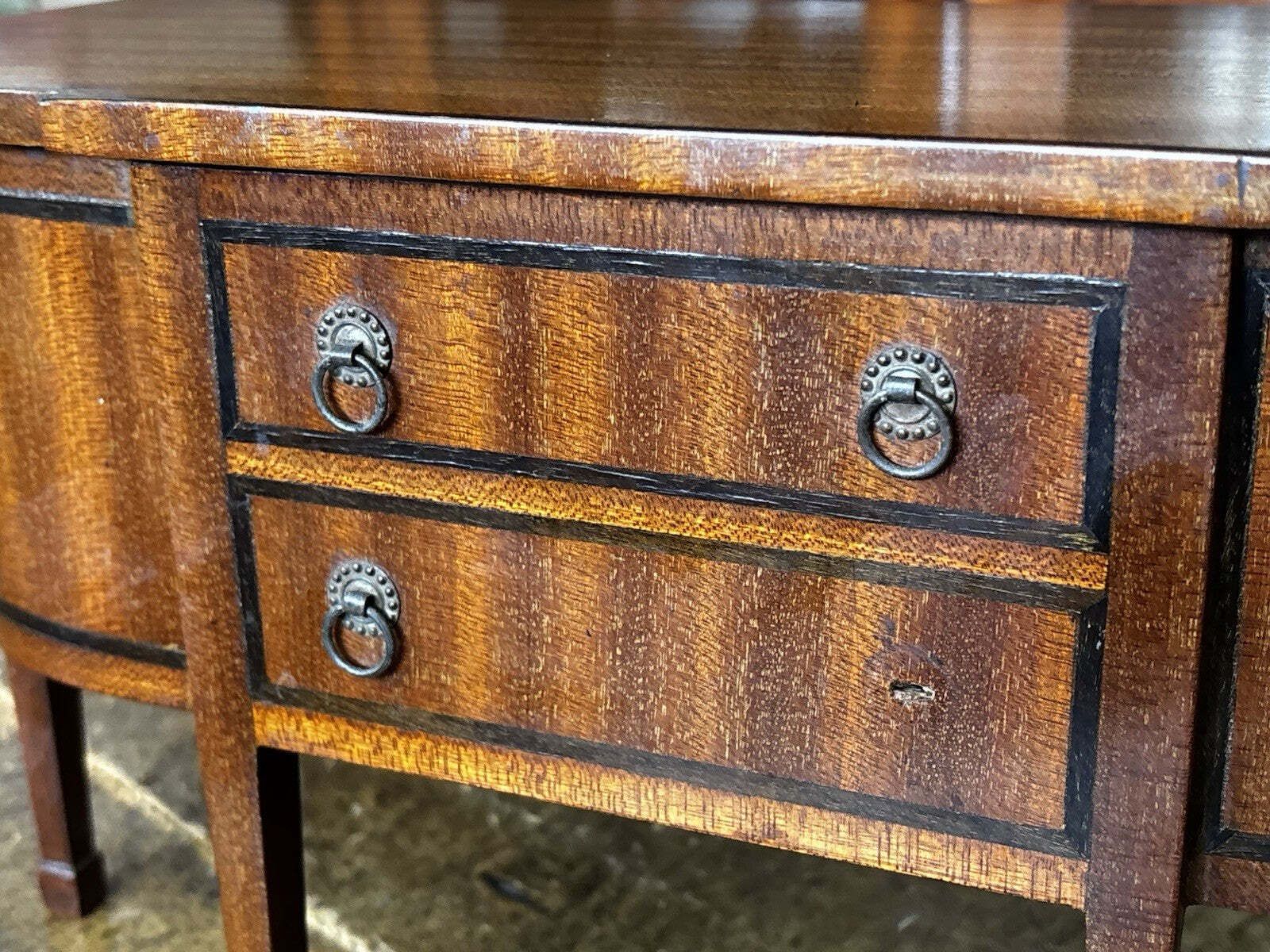 Miniature Georgian Sideboard Jewellery Box Apprentice Piece, Superb Quality. photo for sale