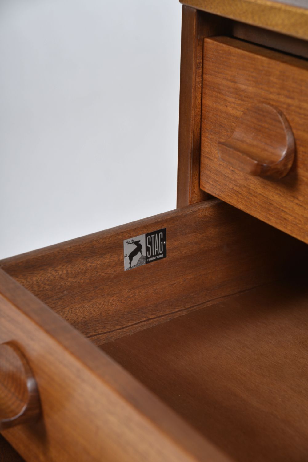 495.0 Midcentury 1960s Teak Chest Of Eight Drawers Stag Cantata Range By Ron Carter Uk photo
